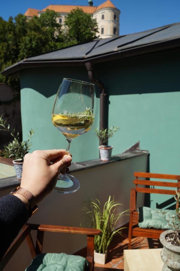 Olivea Penzion & Wine ミクロフ エクステリア 写真